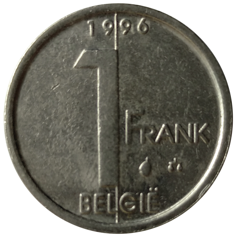 Moneda Belgica 1 Franc 1996 - 98  - Numisfila