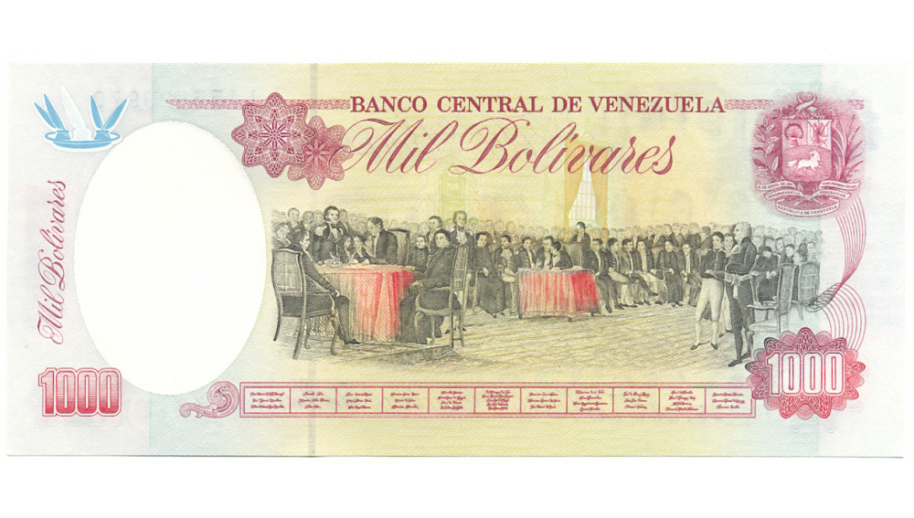 Billete 1000 Bolívares Febrero 1998 L9  - Numisfila