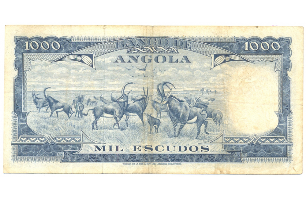 Billete Angola 1.000 Escudos de 1970  - Numisfila