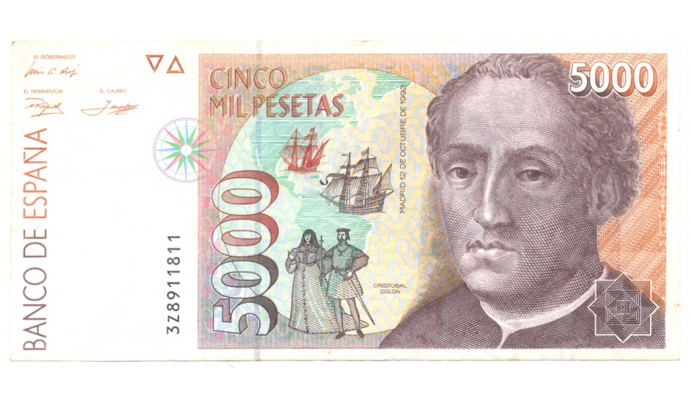 Billete España 5.000 Pesetas 1992 - Numisfila