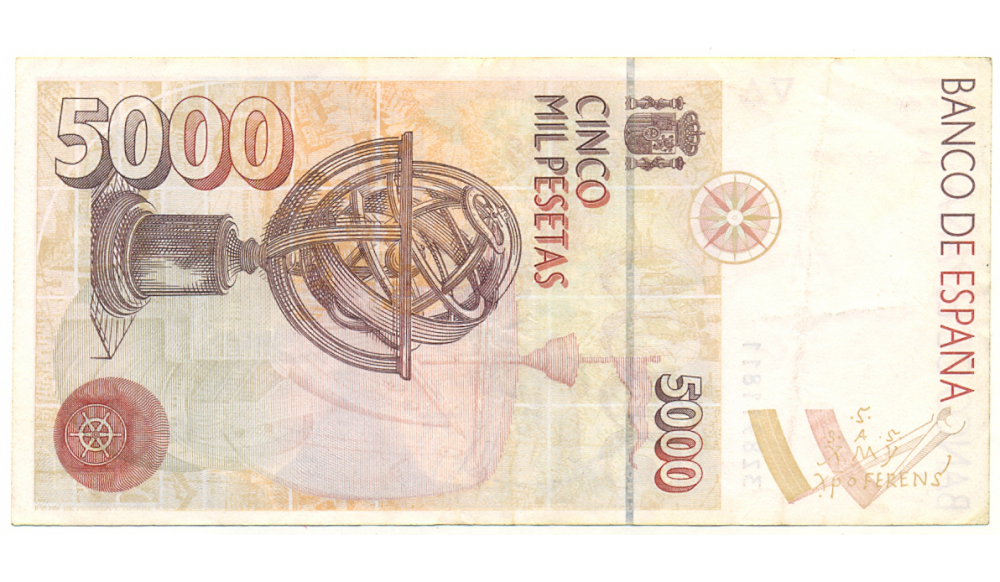 Billete España 5.000 Pesetas 1992  - Numisfila