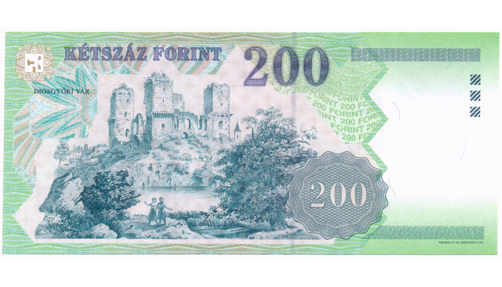 Billete Hungría 200 Forint 1998  - Numisfila