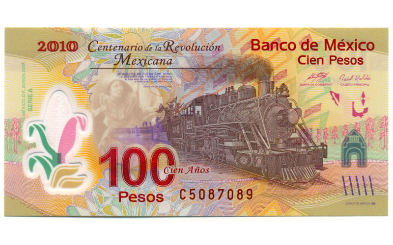 Billete Plástico México 100 Pesos 2007 (2010)  - Numisfila