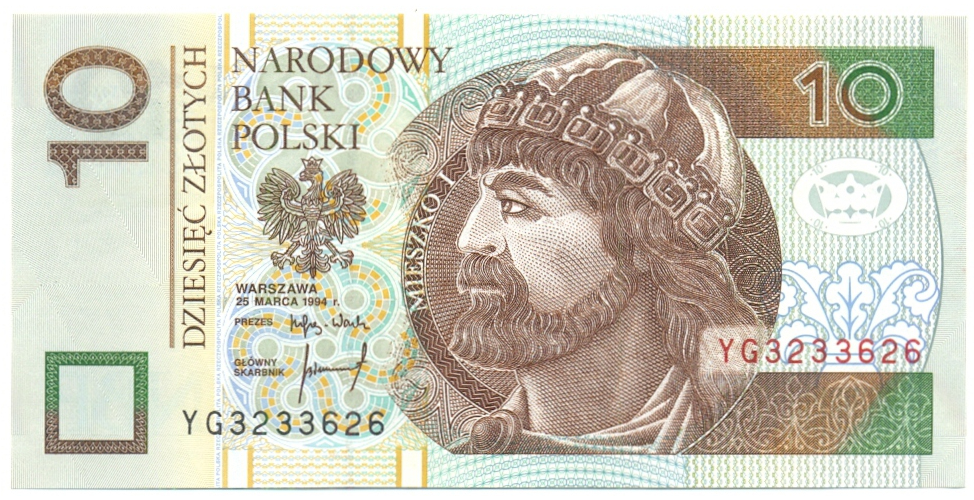 Billete de Polonia 10 Zlotych 2012 Miecislao I - Numisfila