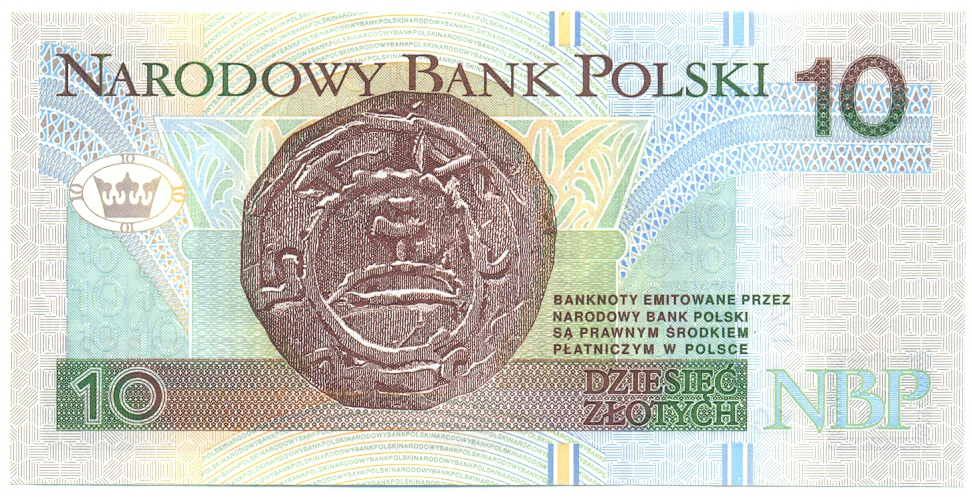 Billete de Polonia 10 Zlotych 2012 Miecislao I  - Numisfila