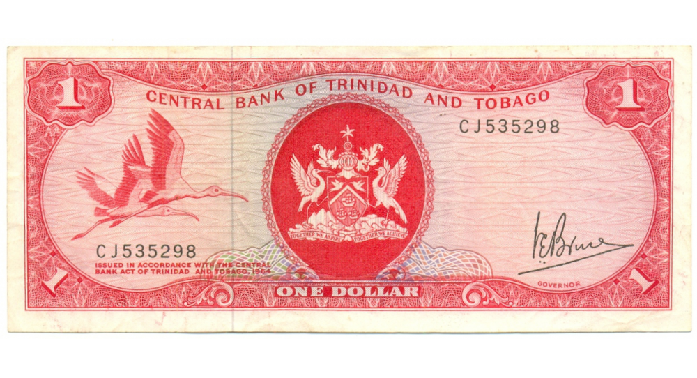 Billete Trinidad y Tobago 1 Dólar 1964 - Numisfila