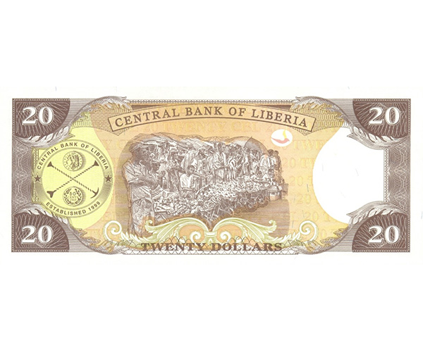 Billete Liberia 20 Dollars 2011 Tubman  - Numisfila