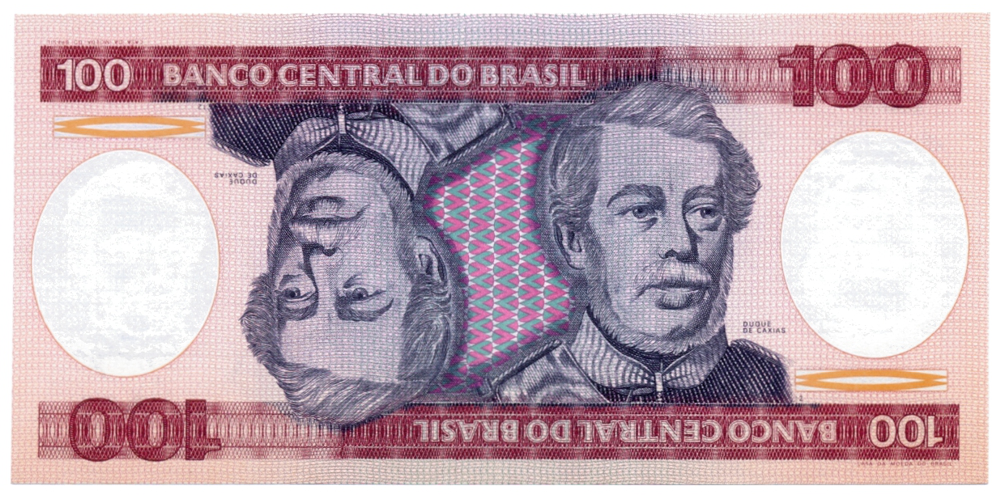 Billete Brasil 100 Cruzeiros 1984  - Numisfila