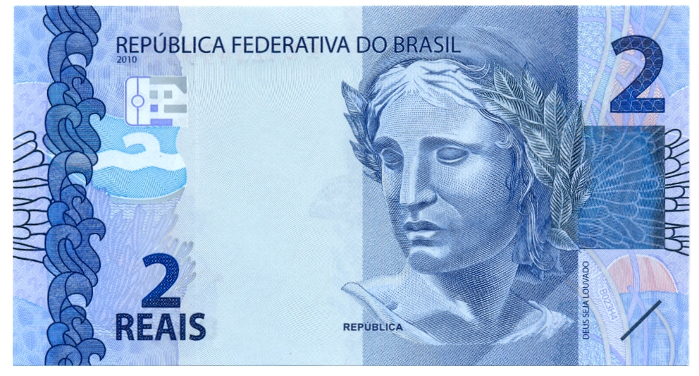 Billete Brasil 2 Reais 2010 - 2024  - Numisfila