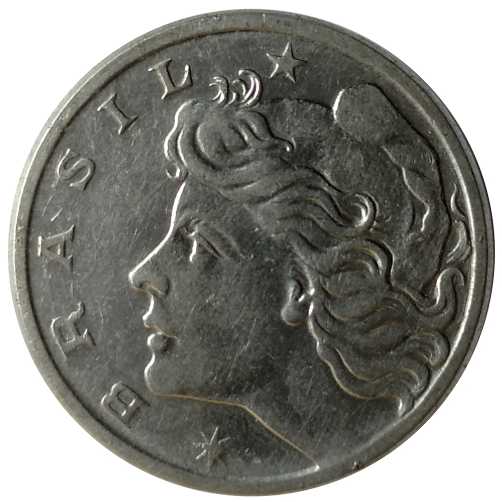 Moneda Brasil 10 Centavos 1975  - Numisfila