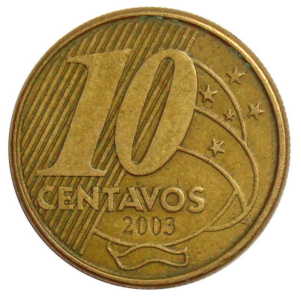 Moneda Brasil 10 Centavos 1998-2013  - Numisfila
