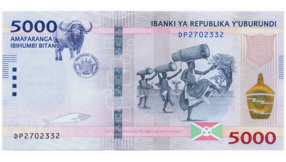 Billete Burundi 5.000 Francs 2022 (2023) - Numisfila