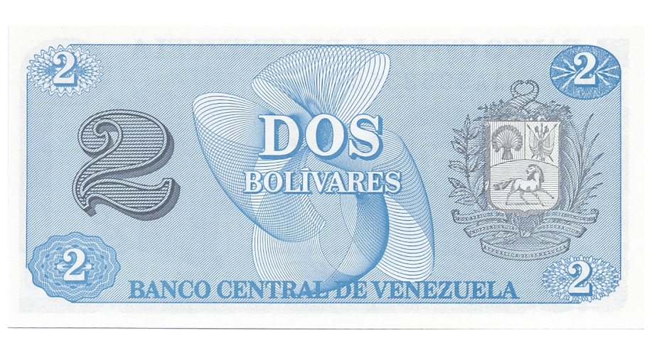 Billete 2 Bolívares Tinoquito 1989 AJ7 / EF+  - Numisfila