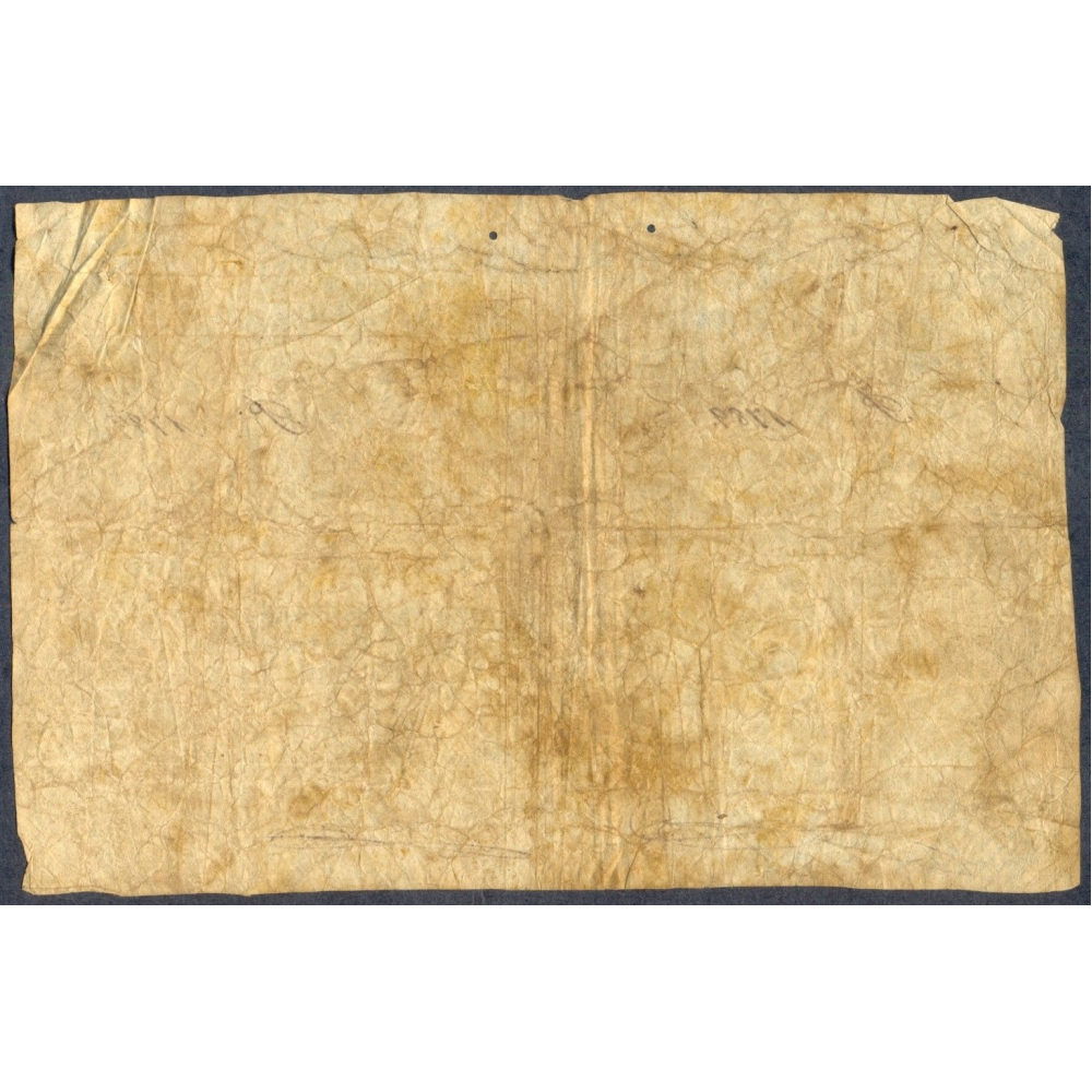 Billete Banco de Venezuela 8 Reales / 1 Peso 1862 Serie P N°1789  - Numisfila