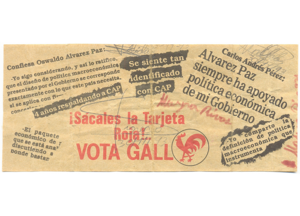 Propaganda Electoral Dos Devaluados Presidenciales 1993  - Numisfila