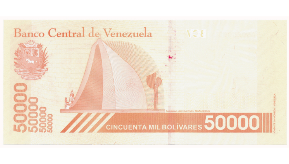 Muestra Sin Valor Billete 50.000 Bolívares 2019   - Numisfila