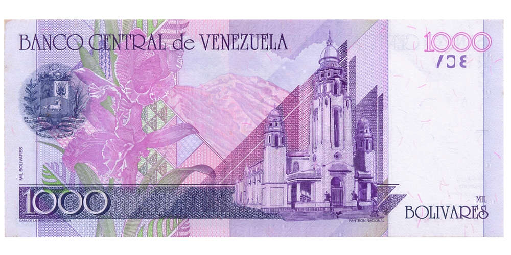 Billete 1000 Bolívares Sept 1998 Serial Bajo A00000188  - Numisfila