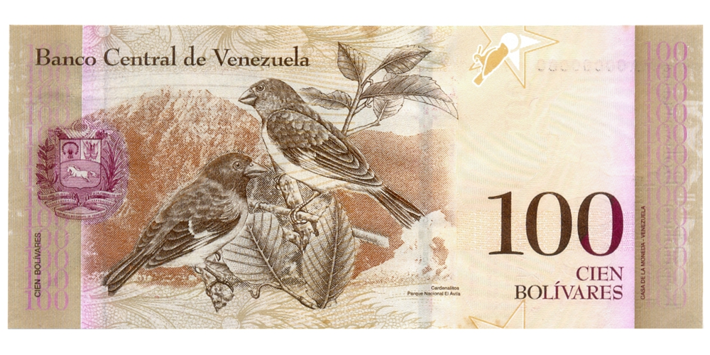 Billete Muestra Sin Valor 100 Bolívares 2007 #0469  - Numisfila