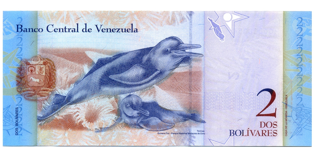 Serial Bajo H00000054 Billete 2 Bolívares Mayo 2007 H8   - Numisfila