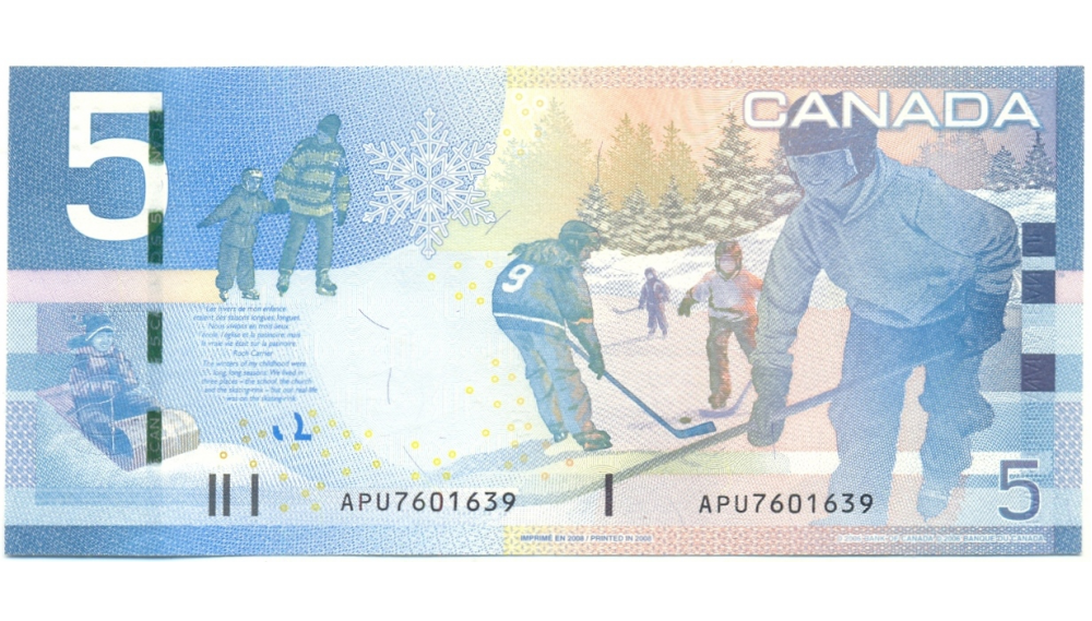 Billete Canada 5 Dolares 2006  - Numisfila