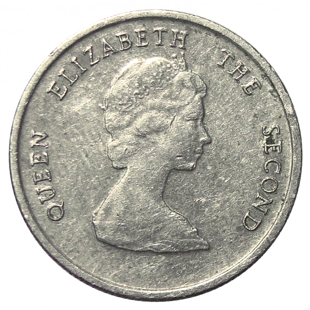 Moneda Caribe del Este 10 Centavos 1998-2000  - Numisfila