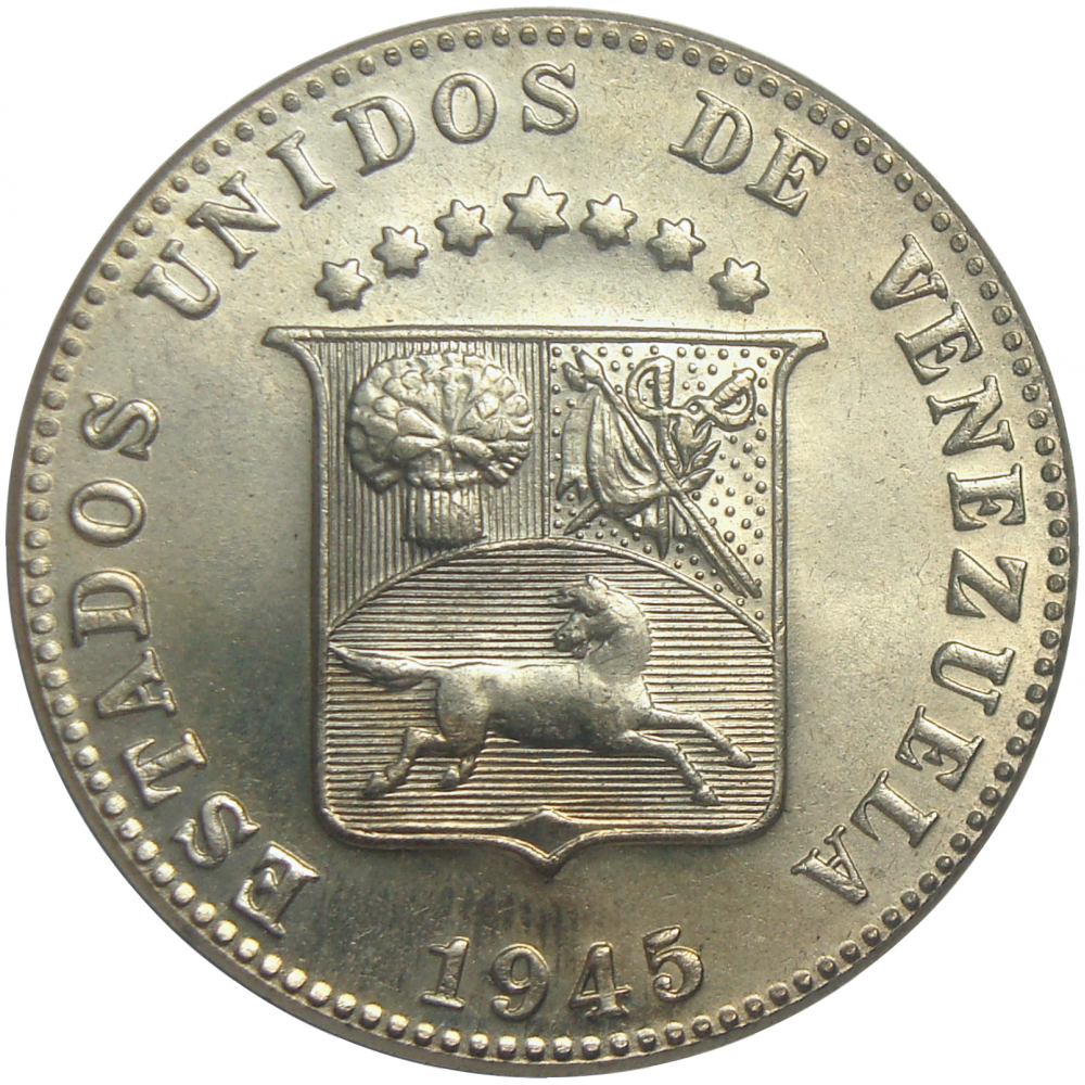 Bella Moneda 12½ Centimos 1945 Locha - Numisfila