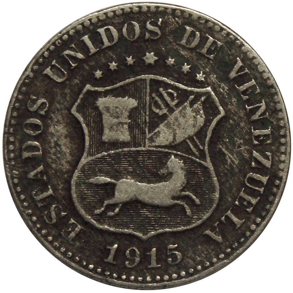 Difícil Moneda 5 Céntimos 1915 - Puya - Numisfila
