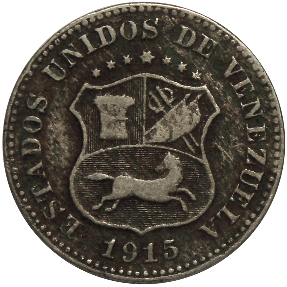 Difícil Moneda 5 Céntimos 1915 - Puya  - Numisfila