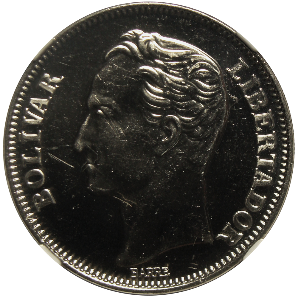 Moneda 2 Bolívares 1989 NGC MS 64  - Numisfila