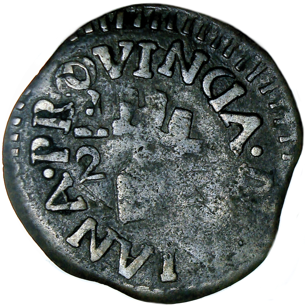 Moneda Provincia de Guayana ½ Real 1814   - Numisfila