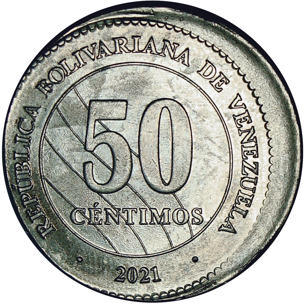 Error Moneda 50 Céntimos 2021 Falla Acuñación: Desplazada  - Numisfila