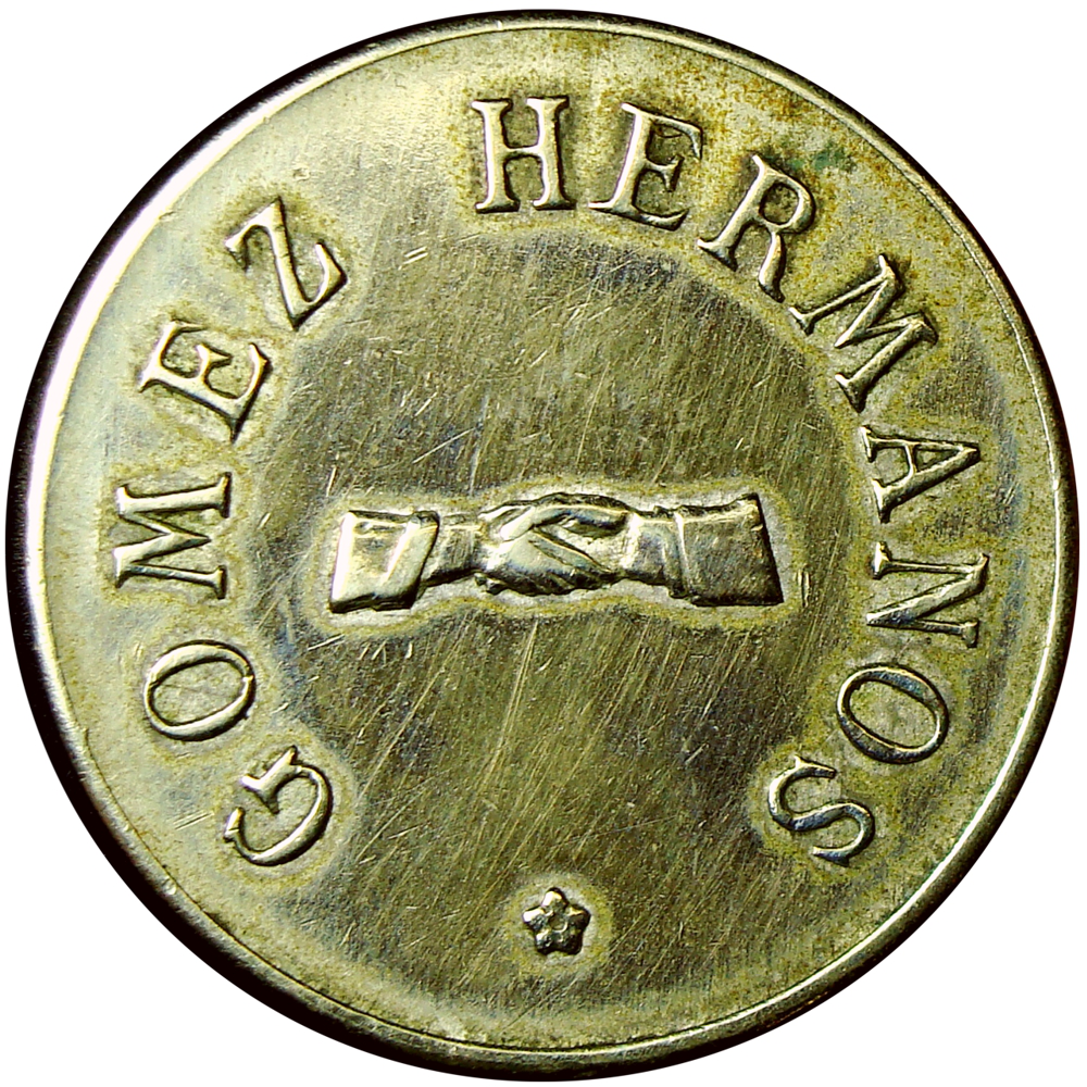 Venezuela Ficha 4 Reales Hacienda Turumo Hermanos Gómez  - Numisfila