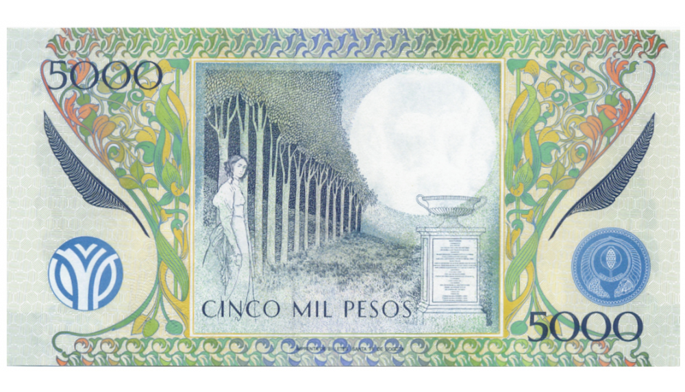 Billete Colombia 5000 Pesos 1999   - Numisfila