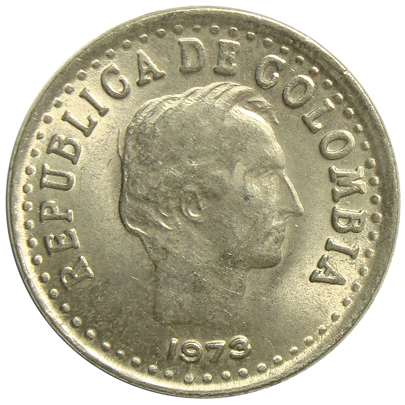 Moneda Colombia 20 Centavos 1971-1975  - Numisfila