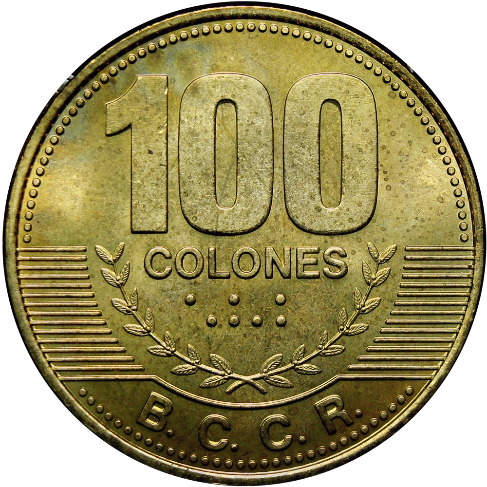 Moneda Costa Rica 100 Colones del 2006 - Numisfila