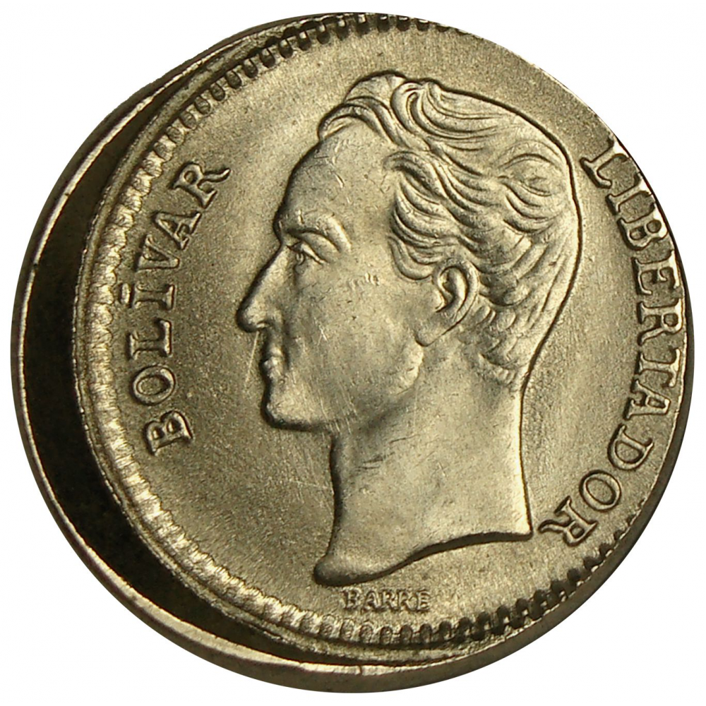 Error Moneda 25 Céntimos 1965 Falla Acuñación Desplazada  - Numisfila