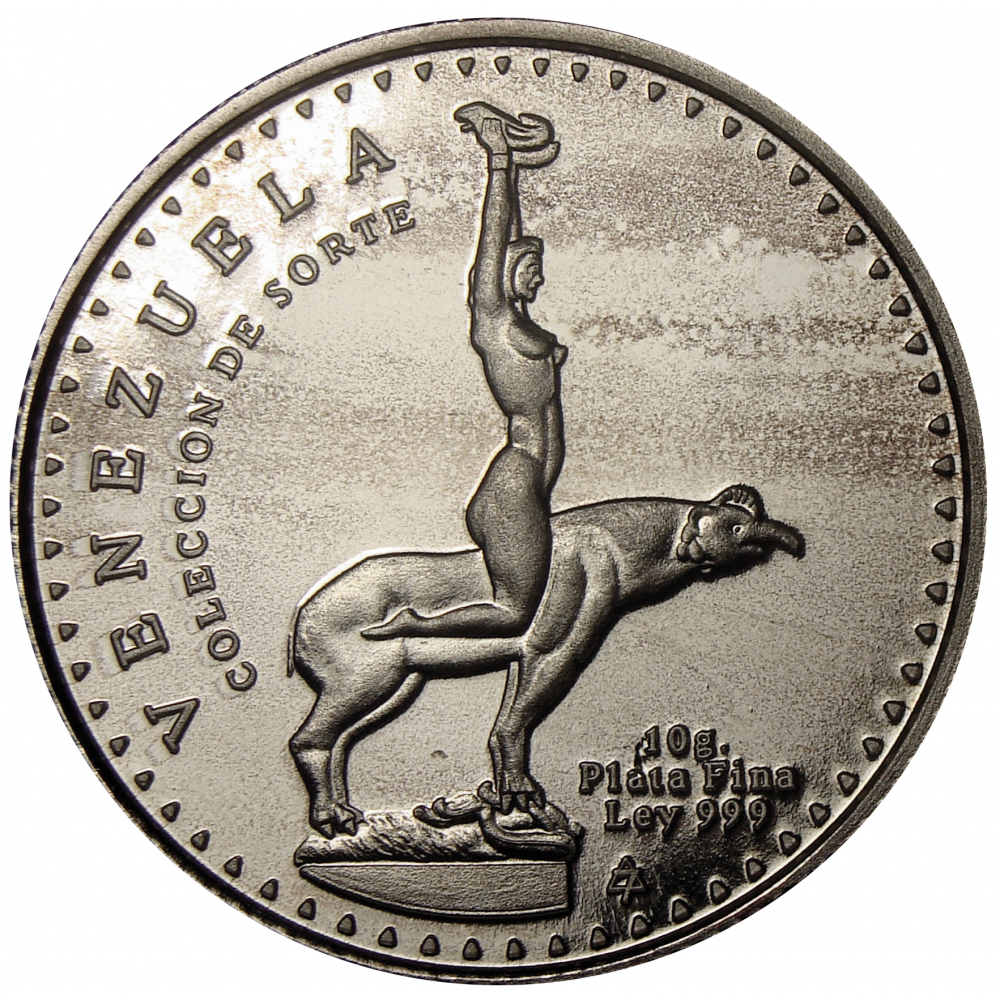 Medalla de Plata María Lionza Italcambio   - Numisfila