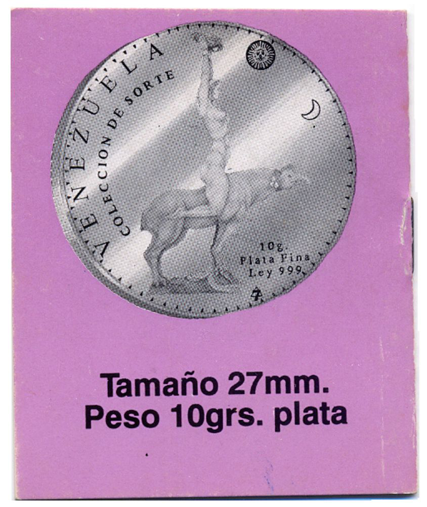 Medalla de Plata María Lionza Italcambio   - Numisfila