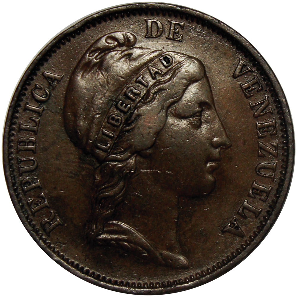Moneda Centavo Monaguero 1852 Libertad No Heaton 30.5 mm - Numisfila