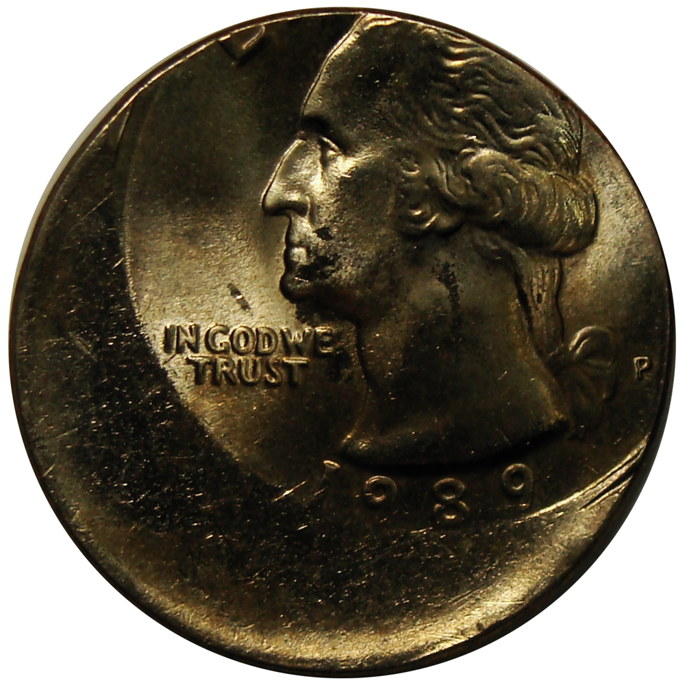 Error desplazamiento en Moneda E.E.U.U. ¼ Dólar 1989 - Numisfila