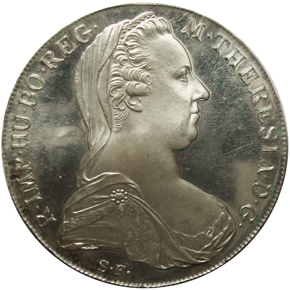 Moneda Austria 1 Thaler 1780 Maria Teresa Restrike Proof - Numisfila