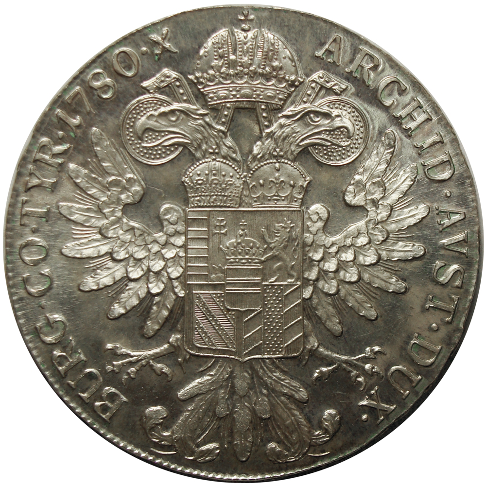 Moneda Austria 1 Thaler 1780 Maria Teresa Restrike Proof  - Numisfila