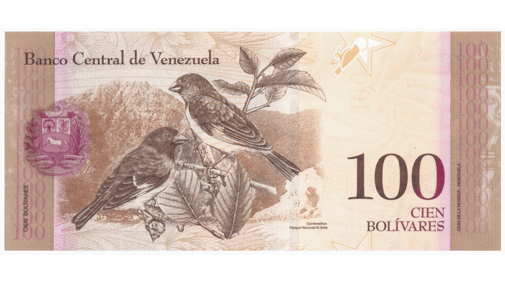Capicúa BK56222265 Billete 100 Bolívares 2015  - Numisfila