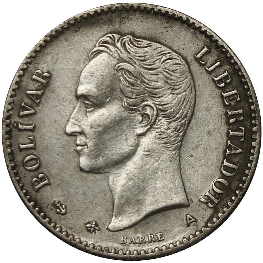 Moneda de Plata 5 Centavos 1876 A Lisa - Medio  - Numisfila