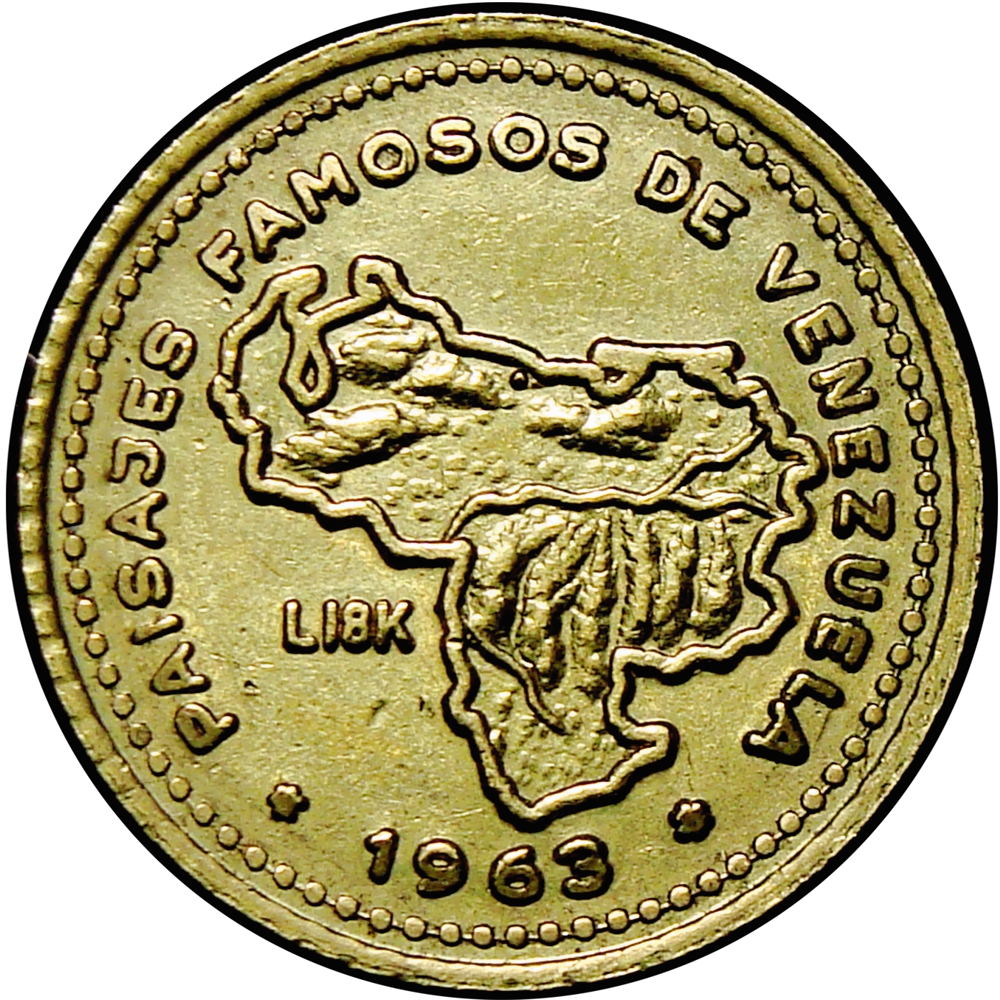 Medalla de Oro Caracas Teleférico 1963 Paisajes Famosos de Venezuela Italcambio 1,5 g   - Numisfila