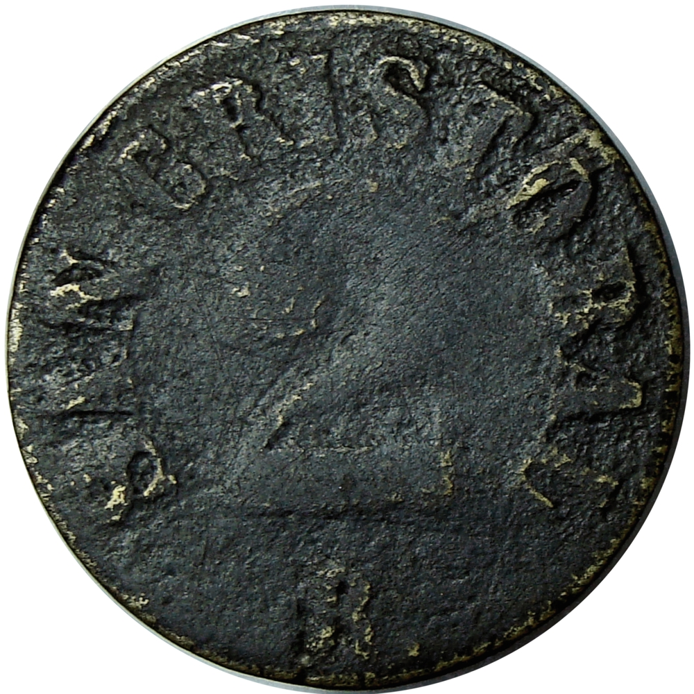 Estado Táchira 2 Reales 1872, tipo "R." debajo del 2 San Cristóbal   - Numisfila