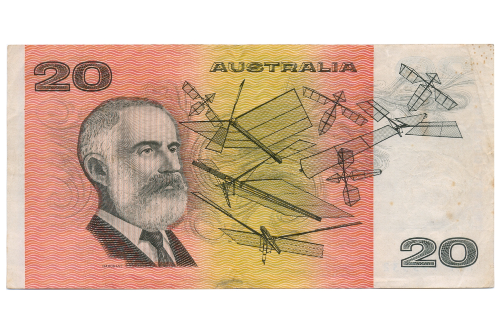 Billete Australia 20 Dolares 1991-1993 Smithy y Hargrave  - Numisfila