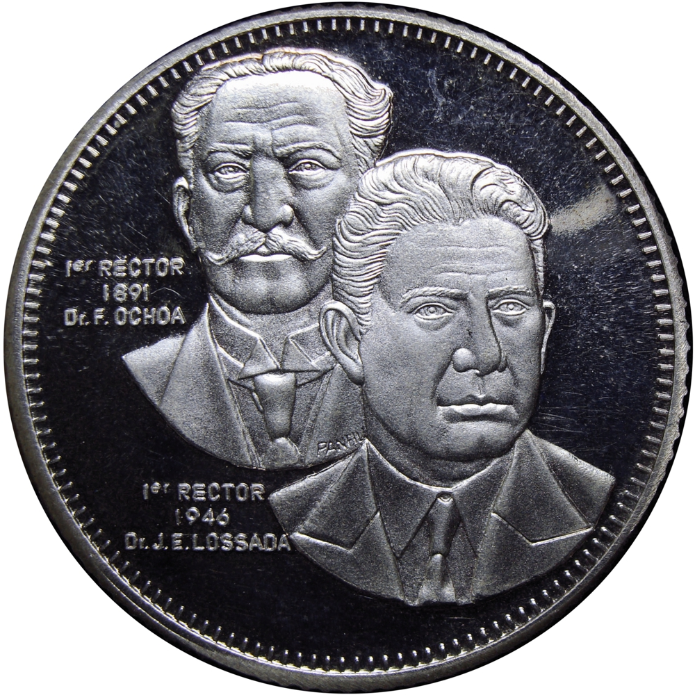 LUZ Moneda 1300 Bolívares 1991 Universidad del Zulia 100 Aniversario 1891 - 1991 - Numisfila