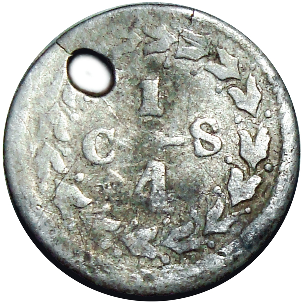 Colonial Moneda ¼ Cuartillo de Plata 1830 Gran Colombia - Numisfila