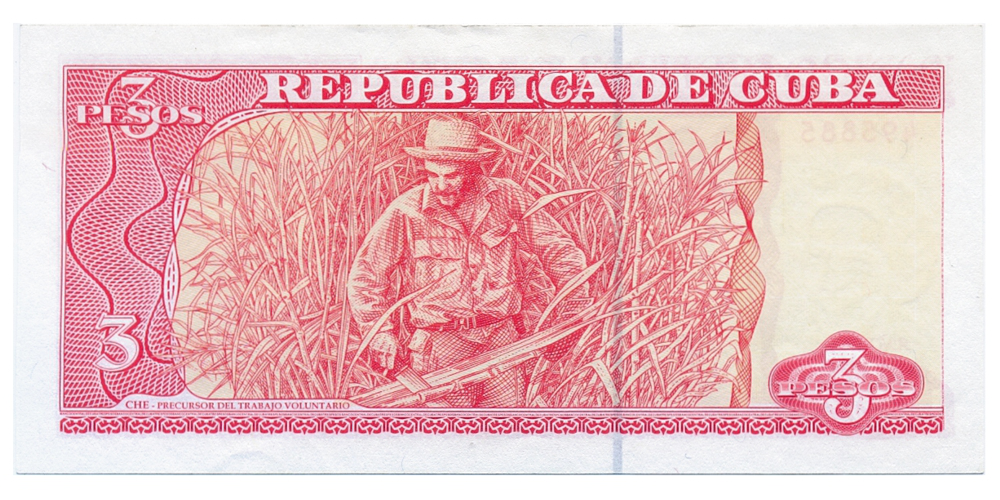Billete Cuba 3 Pesos 2004  - Numisfila